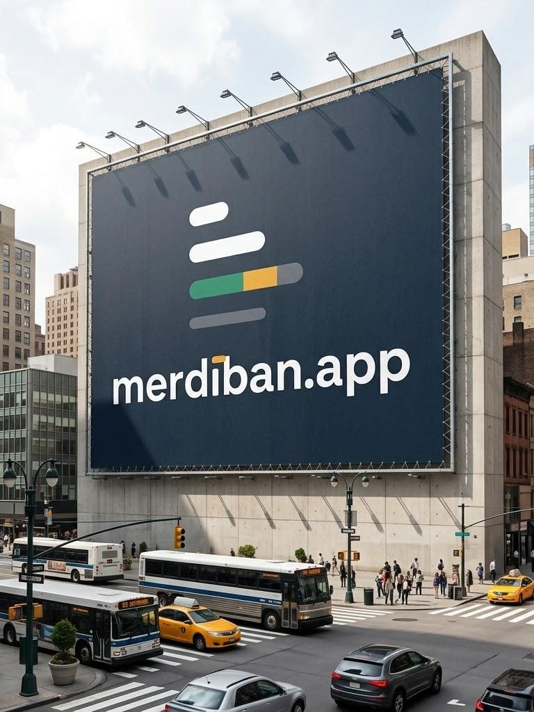 merdiban.app açık hava bilboard uygulaması